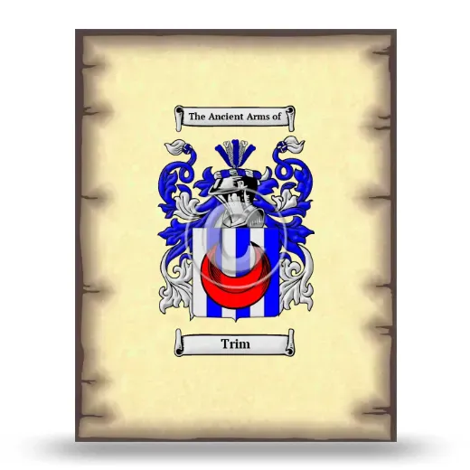 Trim Coat of Arms Print
