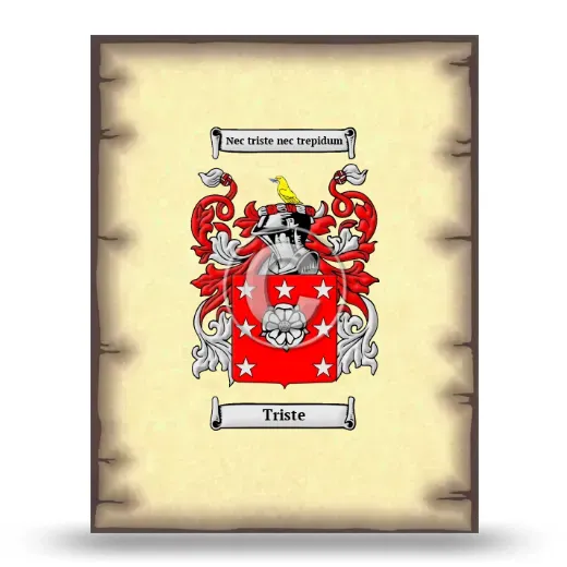 Triste Coat of Arms Print