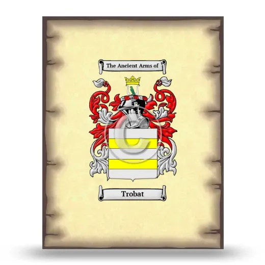 Trobat Coat of Arms Print