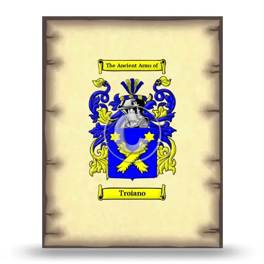 Troiano Coat of Arms Print