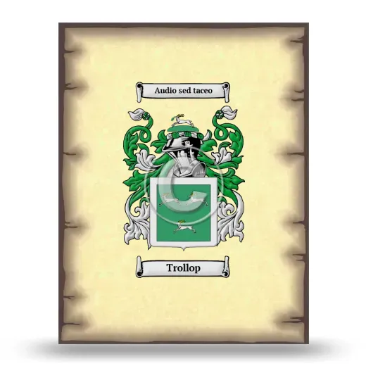 Trollop Coat of Arms Print