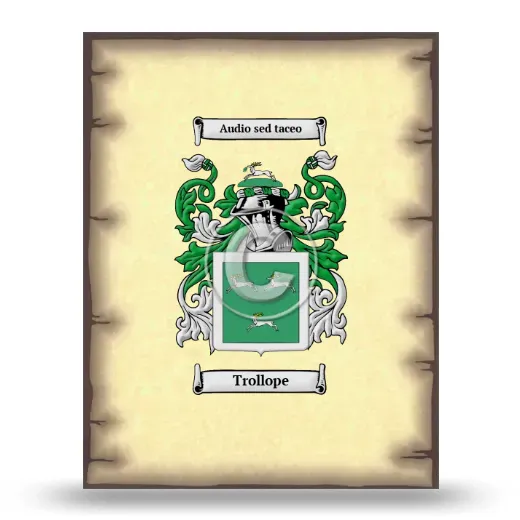 Trollope Coat of Arms Print
