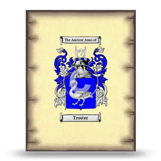 Troster Coat of Arms Print