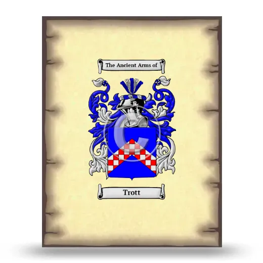 Trott Coat of Arms Print
