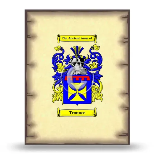Trounce Coat of Arms Print