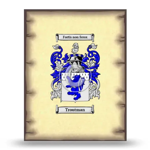Troutman Coat of Arms Print