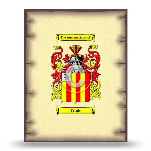 Trude Coat of Arms Print