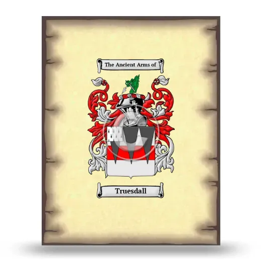 Truesdall Coat of Arms Print