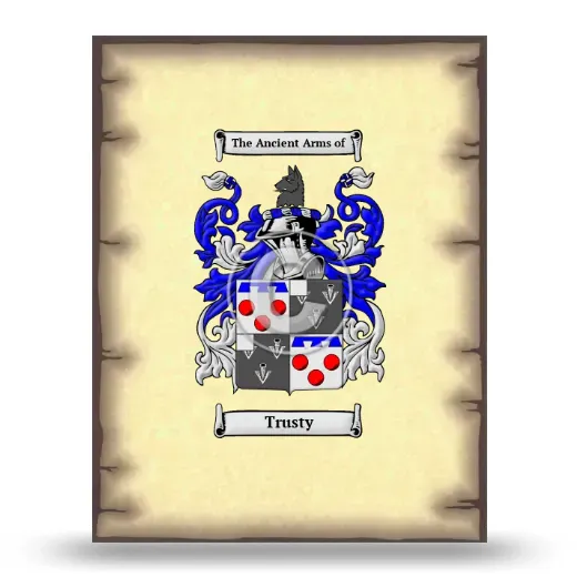 Trusty Coat of Arms Print