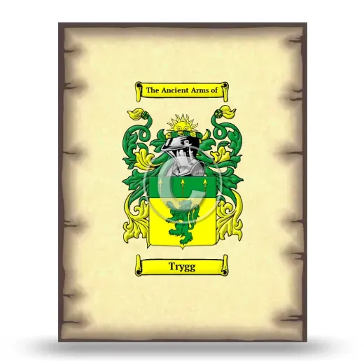 Trygg Coat of Arms Print