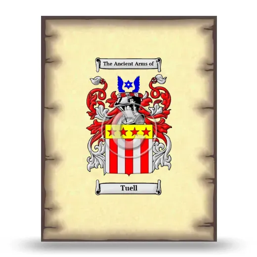 Tuell Coat of Arms Print