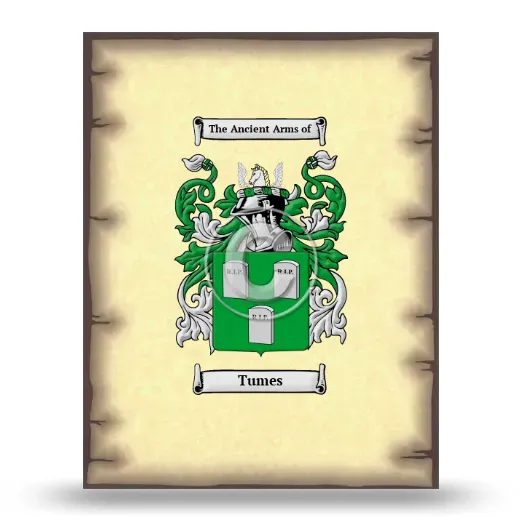 Tumes Coat of Arms Print