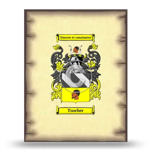 Tuocher Coat of Arms Print