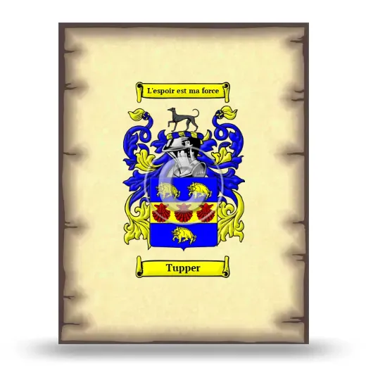 Tupper Coat of Arms Print
