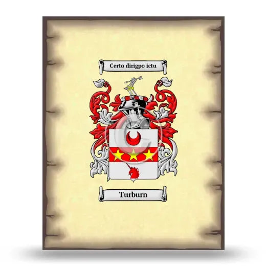 Turburn Coat of Arms Print