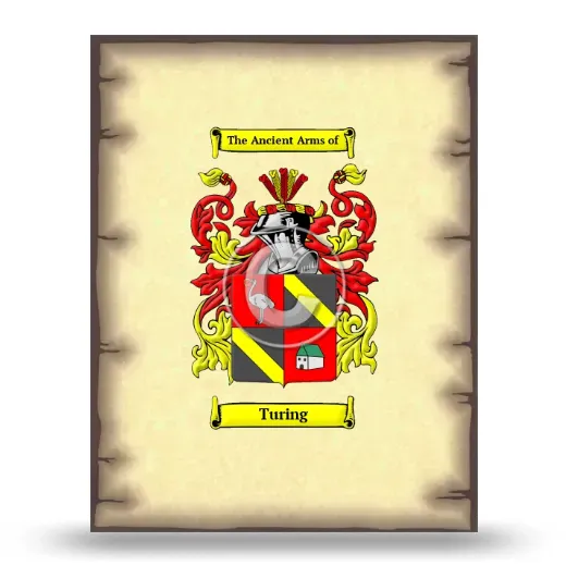 Turing Coat of Arms Print