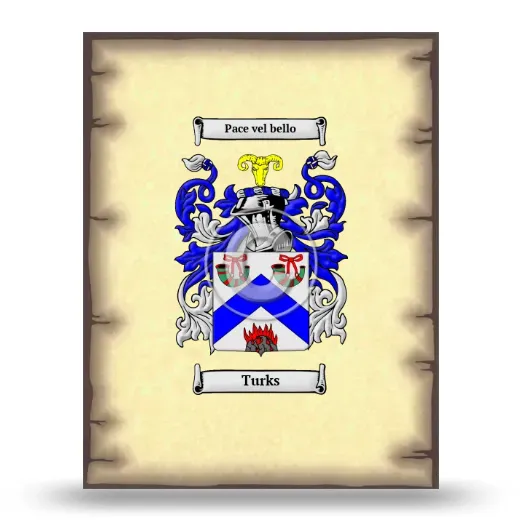 Turks Coat of Arms Print