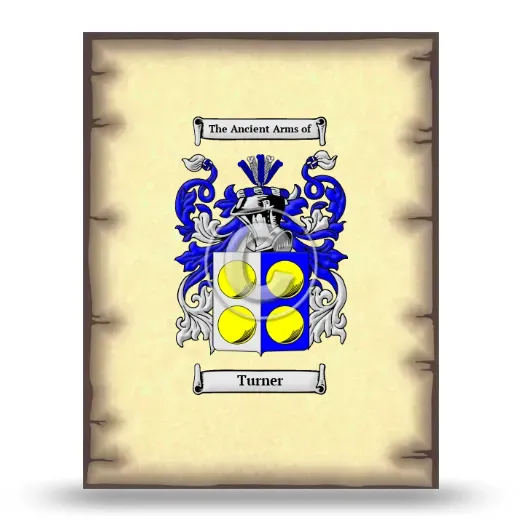 Turner Coat of Arms Print