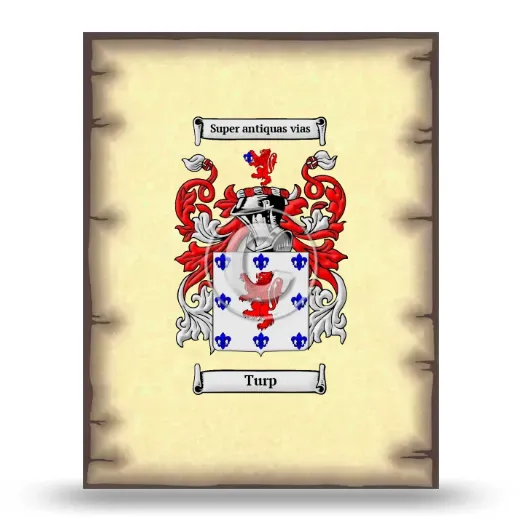 Turp Coat of Arms Print