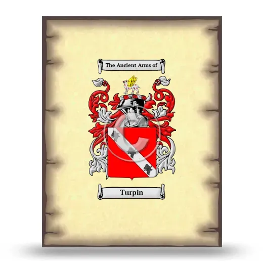 Turpin Coat of Arms Print