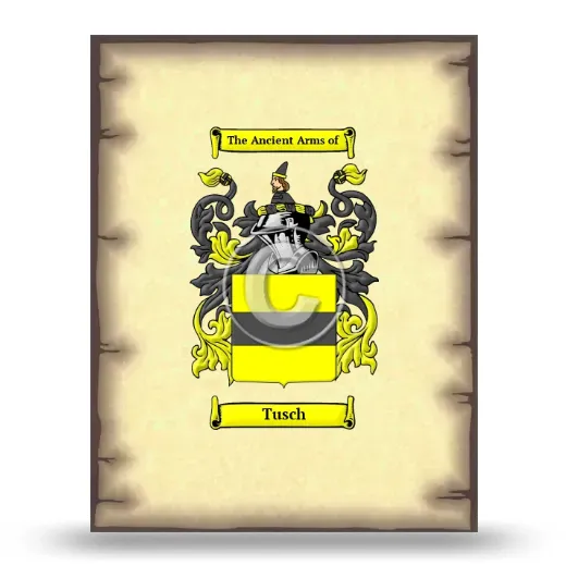 Tusch Coat of Arms Print