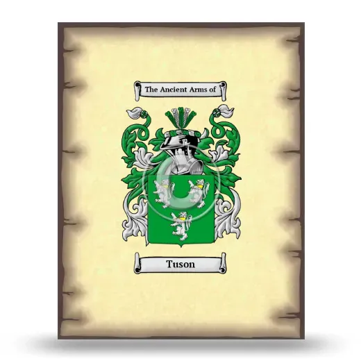 Tuson Coat of Arms Print