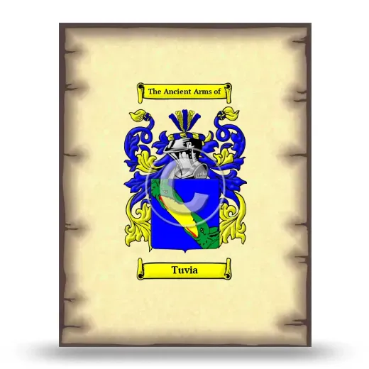Tuvia Coat of Arms Print