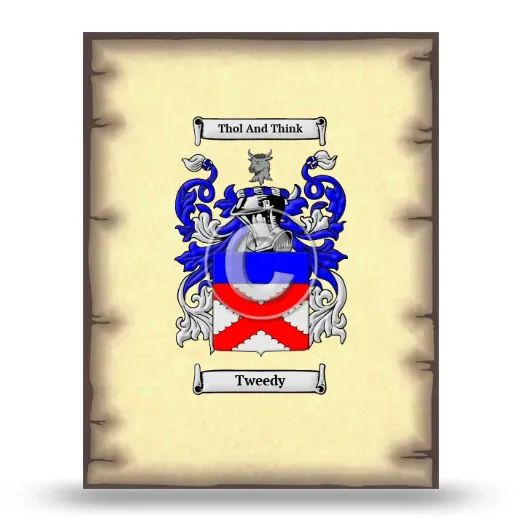 Tweedy Coat of Arms Print