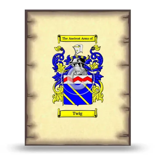 Twig Coat of Arms Print