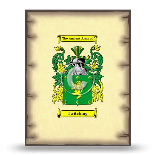 Twitching Coat of Arms Print