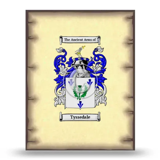 Tyssedale Coat of Arms Print