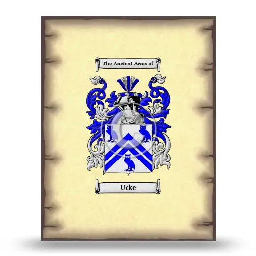 Ucke Coat of Arms Print