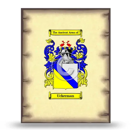 Uckerman Coat of Arms Print