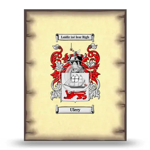 Ulery Coat of Arms Print