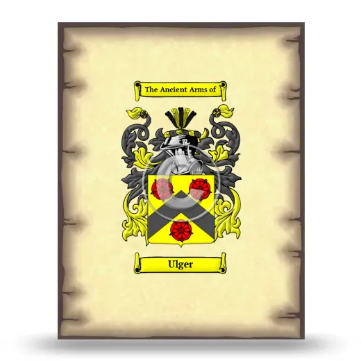 Ulger Coat of Arms Print