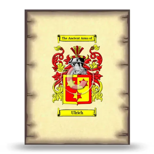 Ulrich Coat of Arms Print