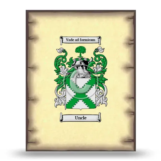 Uncle Coat of Arms Print