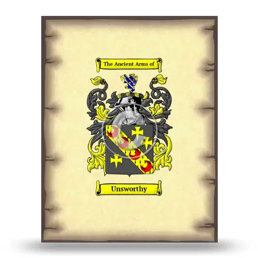 Unsworthy Coat of Arms Print