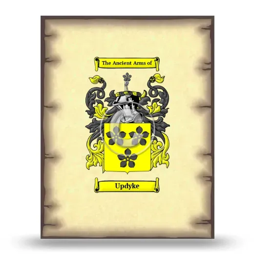 Updyke Coat of Arms Print