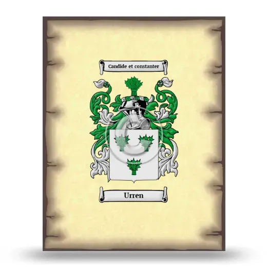 Urren Coat of Arms Print
