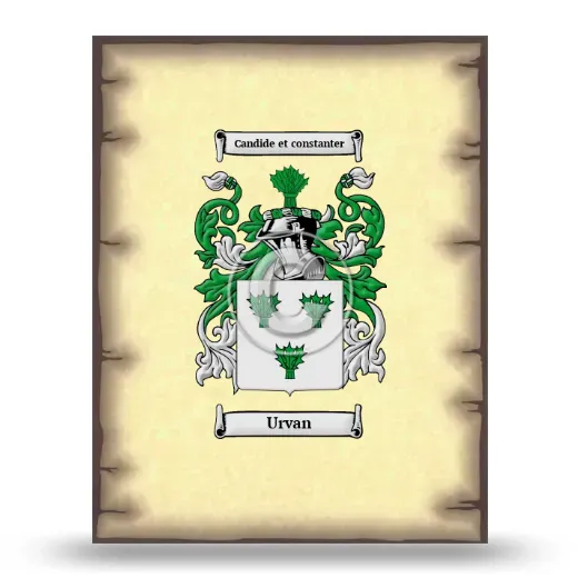 Urvan Coat of Arms Print