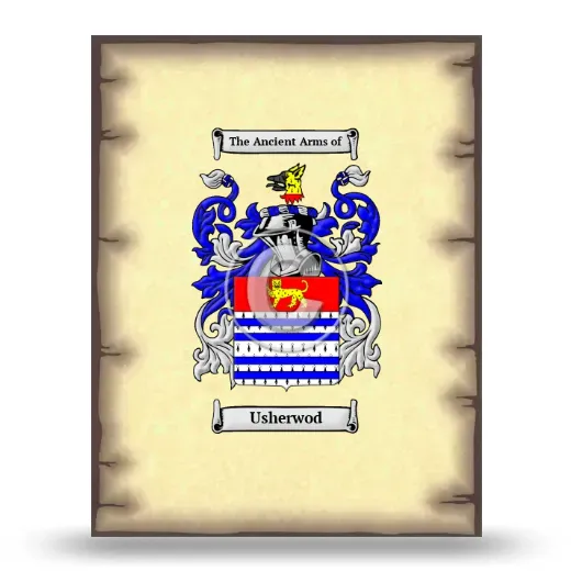 Usherwod Coat of Arms Print