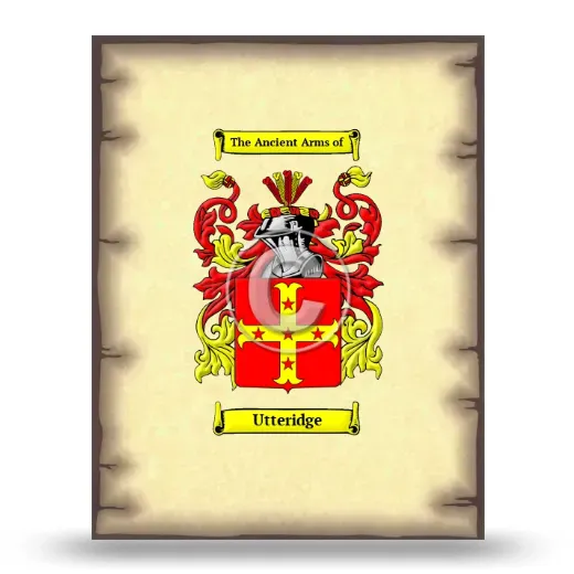 Utteridge Coat of Arms Print