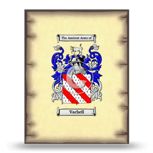 Vachell Coat of Arms Print