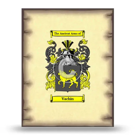 Vachin Coat of Arms Print