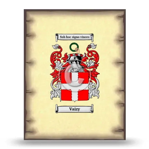 Vaizy Coat of Arms Print
