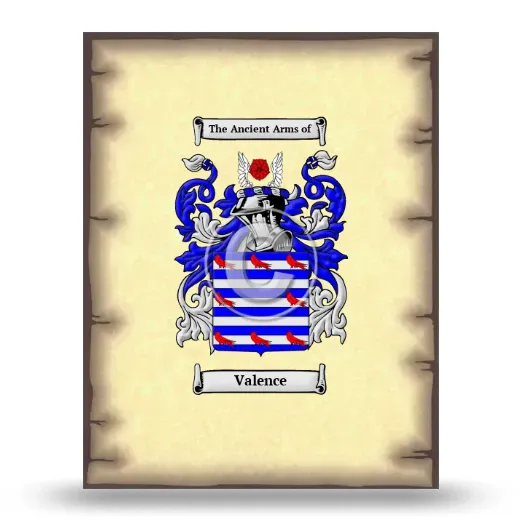 Valence Coat of Arms Print