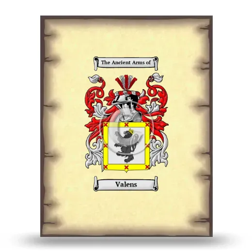 Valens Coat of Arms Print