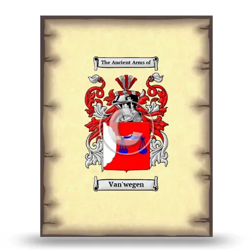 Van'wegen Coat of Arms Print