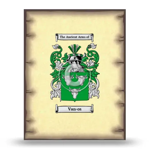 Van-os Coat of Arms Print